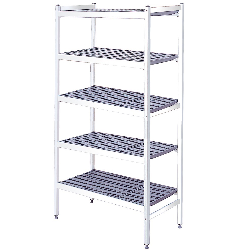 Duraluminium shelves 5 levels - 1045x370x1700 mm - 10453500 Eurast